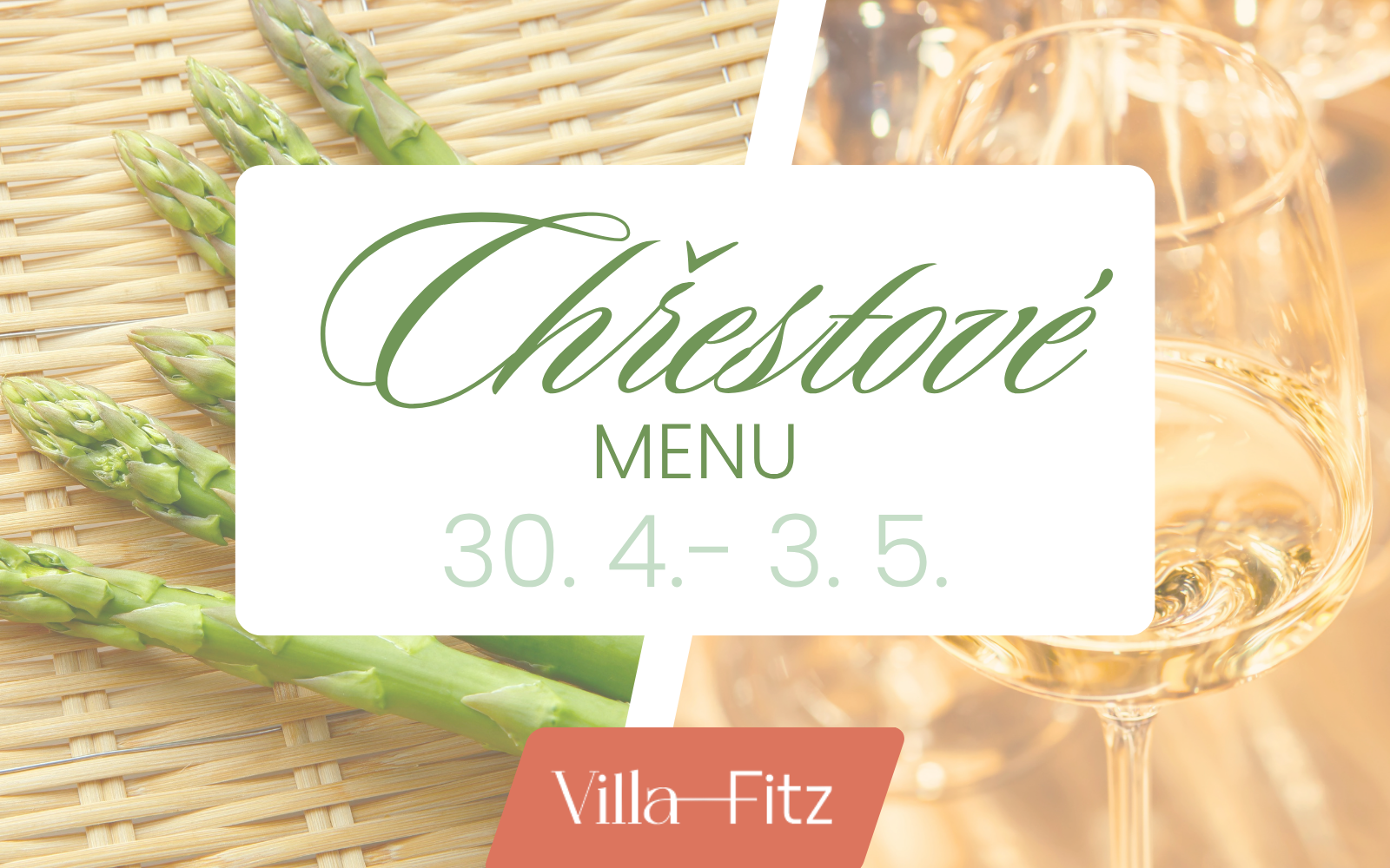 Chřestové menu ve Villa Fitz
