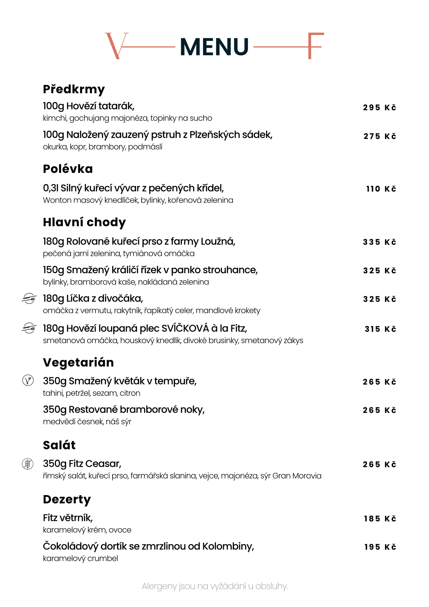 Zkrácené menu - ČJ